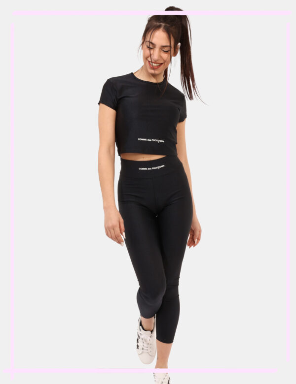 Leggings Comme Des Fuckdown Nero taglia S - L’articolo appartiene al campionario esclusivo di stagione: pezzo unico.Cod. art