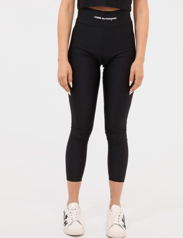 Leggings Comme Des Fuckdown Nero taglia S - L’articolo appartiene al campionario esclusivo di stagione: pezzo unico.Cod. art