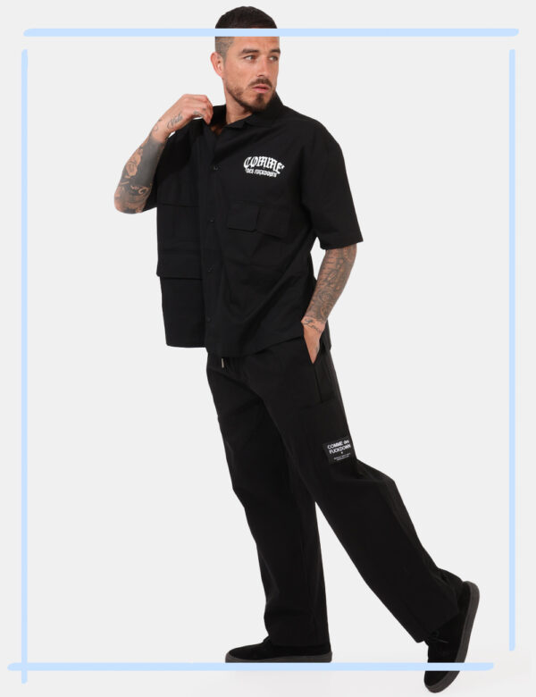 Pantaloni Comme Des Fuckdown Nero taglia L - L’articolo appartiene al campionario esclusivo di stagione: pezzo unico.Cod. ar