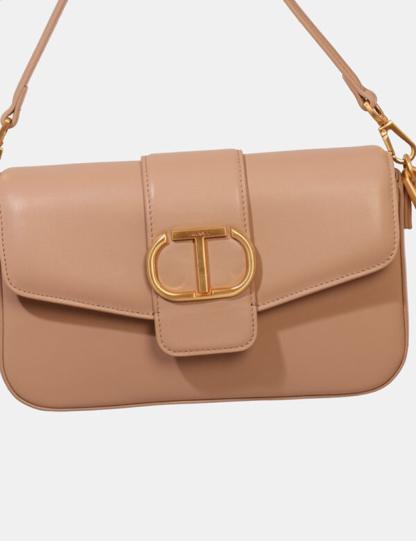 Borsa Twin Set Beige - L’articolo appartiene al campionario esclusivo di stagione: pezzo unico.Cod. art. 251TB7090 CZVi rico