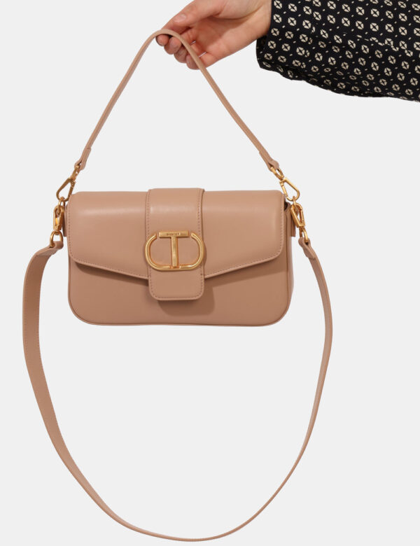 Borsa Twin Set Beige - L’articolo appartiene al campionario esclusivo di stagione: pezzo unico.Cod. art. 251TB7090 CZVi rico