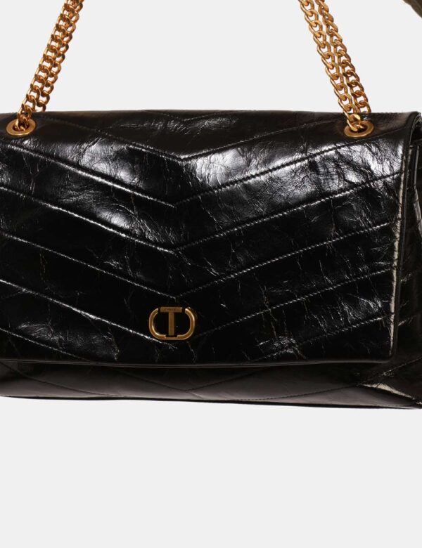 Borsa Twin Set Nero - L’articolo appartiene al campionario esclusivo di stagione: pezzo unico.Cod. art. 251TB7450 CZVi ricor