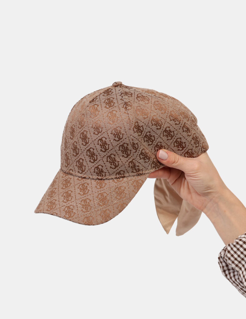 Cappello Fracomina azzurro lurex - Cappello con visiera Guess Beige