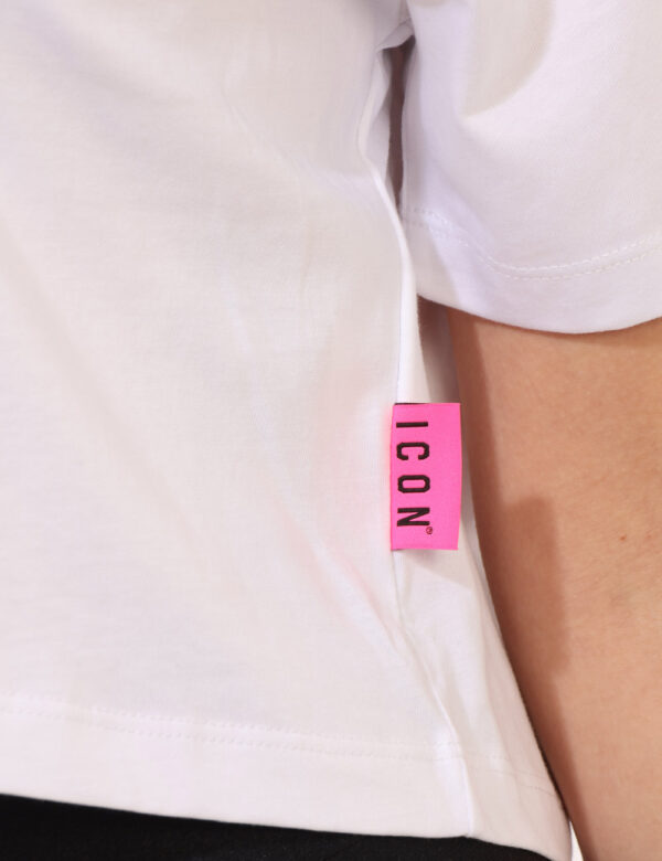 T-shirt Icon Bianco taglia S - L’articolo appartiene al campionario esclusivo di stagione: pezzo unico.Cod. art. IDT002 MO C