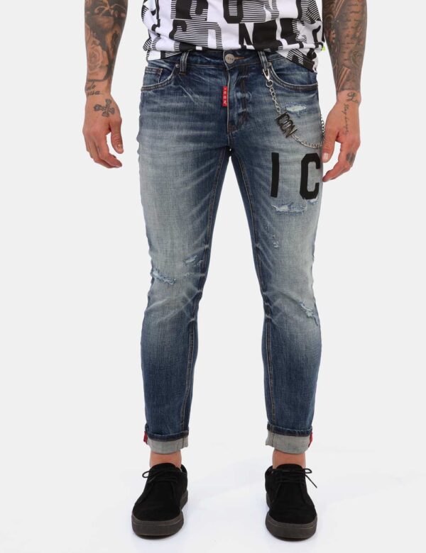 Jeans Icon Jeans taglia 46 - L’articolo appartiene al campionario esclusivo di stagione: pezzo unico.Cod. art. IUD010 MO CZV