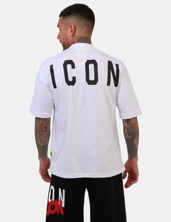 T-shirt Icon Bianco taglia M - L’articolo appartiene al campionario esclusivo di stagione: pezzo unico.Cod. art. IUT049 MO C