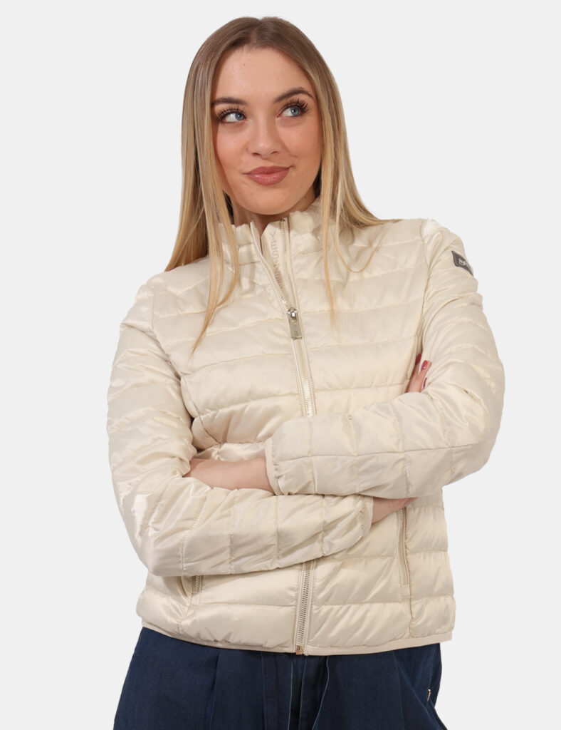Piumino donna scontato - Piumino Yes Zee Beige