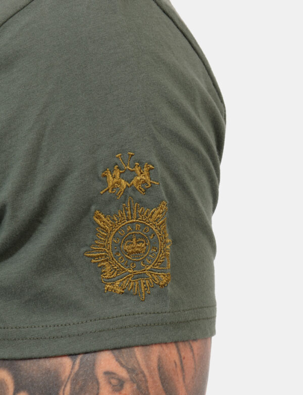 T-shirt La Martina Verde taglia L - L’articolo appartiene al campionario esclusivo di stagione: pezzo unico.Cod. art. MARG31