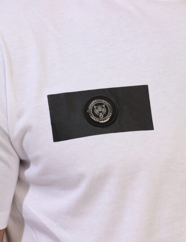 T-shirt Plein Sport Bianco taglia M - L’articolo appartiene al campionario esclusivo di stagione: pezzo unico.Cod. art. PS25