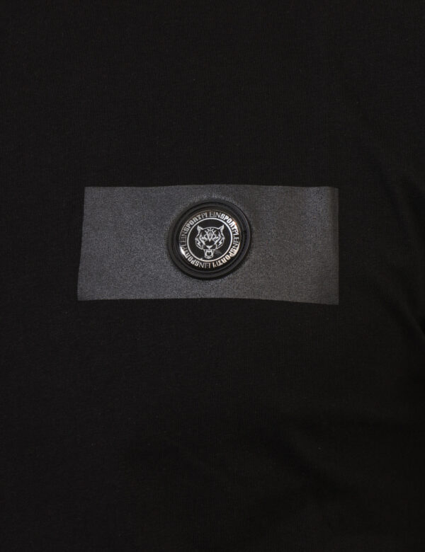 T-shirt Plein Sport Nero taglia M - L’articolo appartiene al campionario esclusivo di stagione: pezzo unico.Cod. art. PS25MT