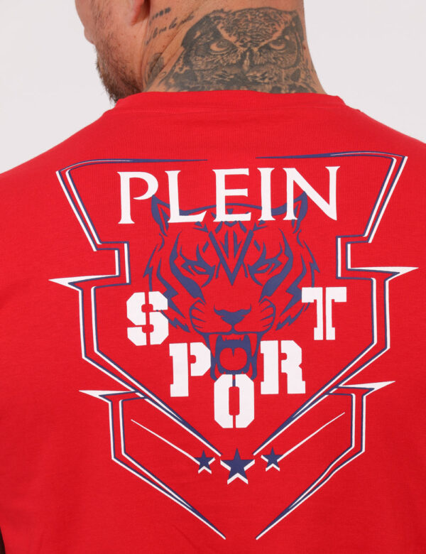 T-shirt Plein Sport Rosso taglia M - L’articolo appartiene al campionario esclusivo di stagione: pezzo unico.