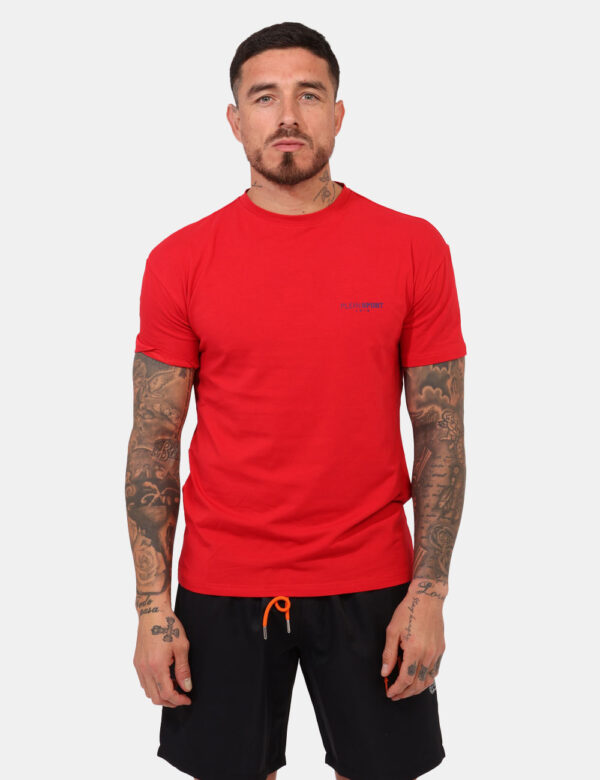 T-shirt Plein Sport Rosso taglia M - L’articolo appartiene al campionario esclusivo di stagione: pezzo unico.