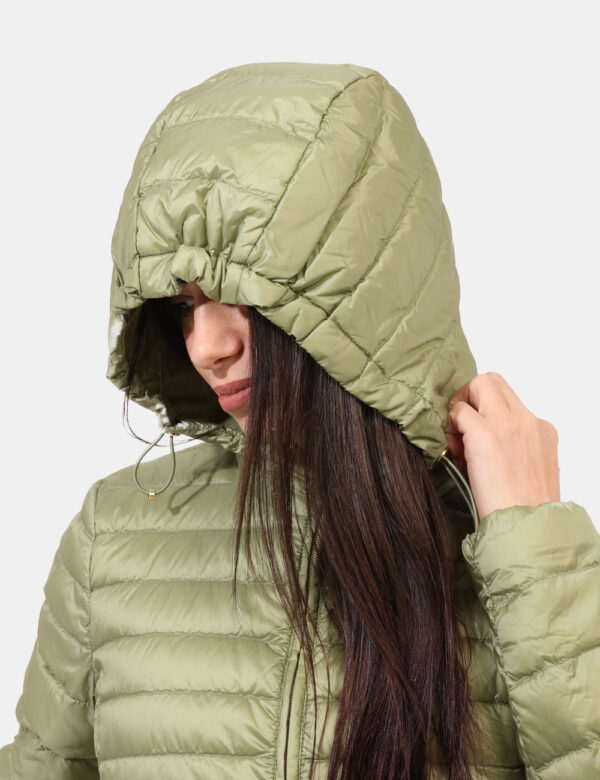 Piumino leggero Geox Verde taglia 42 - L’articolo appartiene al campionario esclusivo di stagione: pezzo unico.Cod. art. W55