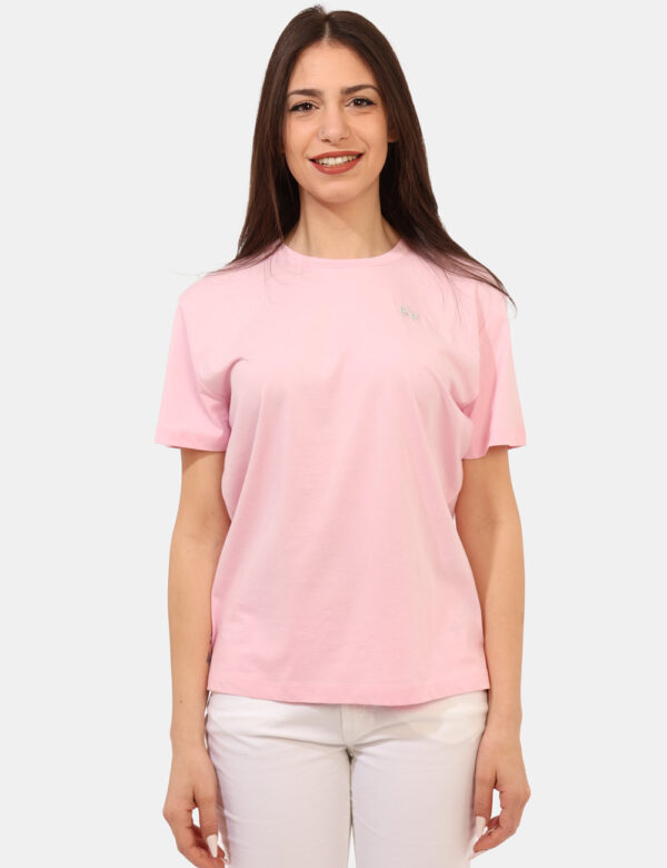 T-shirt La Martina Rosa taglia S - L’articolo appartiene al campionario esclusivo di stagione: pezzo unico.Cod. art. WAR003