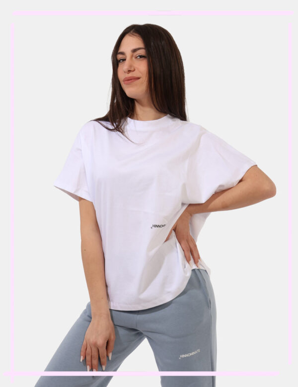 T-shirt Hinnominate Bianco taglia S - L’articolo appartiene al campionario esclusivo di stagione: pezzo unico.Cod. art. 1409