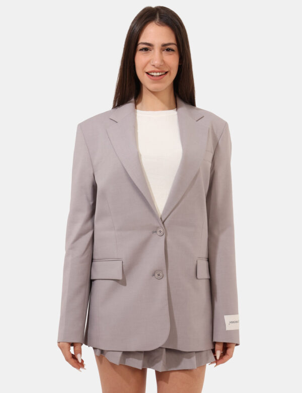 Blazer Hinnominate Grigio taglia S - L’articolo appartiene al campionario esclusivo di stagione: pezzo unico.Cod. art. 1752