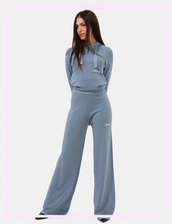 Pantaloni in maglia Hinnominate Azzurro taglia S - L’articolo appartiene al campionario esclusivo di stagione: pezzo unico.C