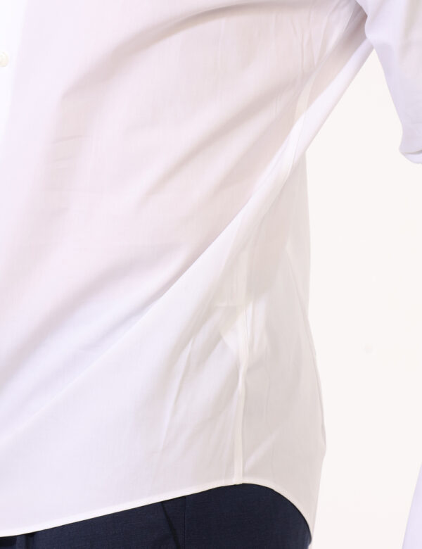 Camicia Zero Iron Plus Bianco - Camicia casual, innovativa, no stiro e antimacchia, in total bianco e con taglio slim oltre