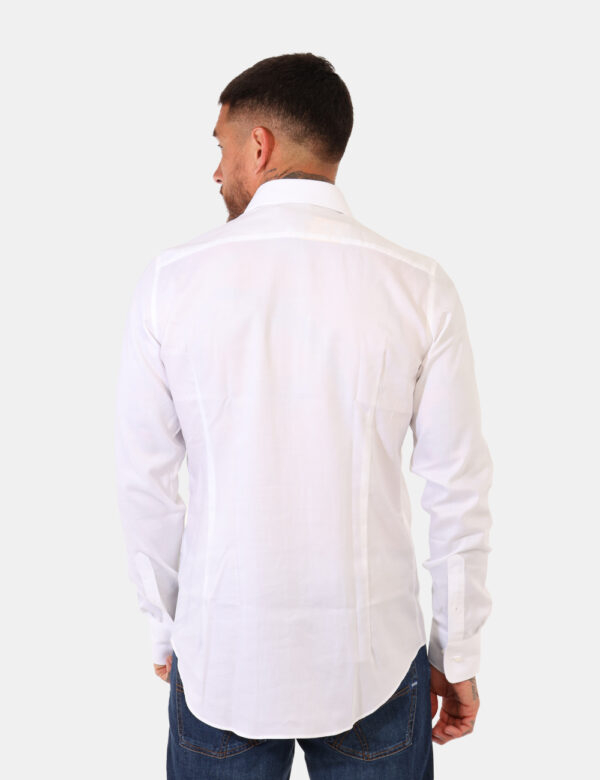 Camicia Zero Iron Plus Bianco - Camicia casual, innovativa, no stiro e antimacchia, in total bianco e con taglio slim oltre