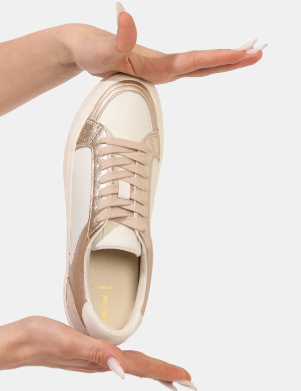 Sneakers Geox Bianco taglia 37 - L’articolo appartiene al campionario esclusivo di stagione: pezzo unico.Cod. art. D550UE085