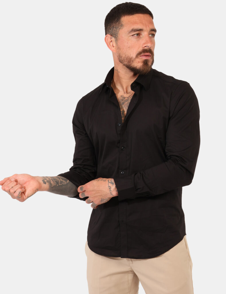 Abbigliamento da uomo Gianni Lupo - Camicia Gianni Lupo Nero