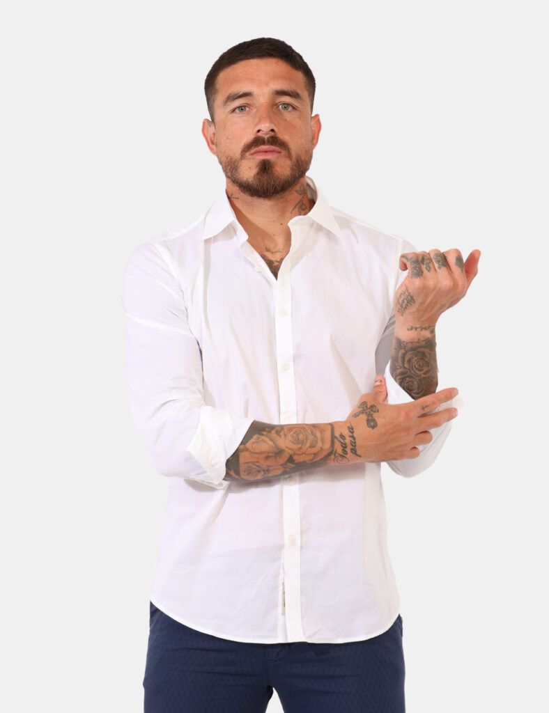Abbigliamento da uomo Gianni Lupo - Camicia Gianni Lupo Bianco