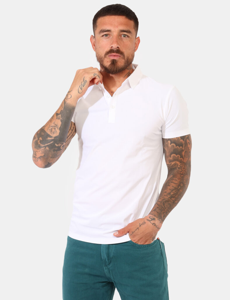 Abbigliamento da uomo Gianni Lupo - Polo Gianni Lupo Bianco