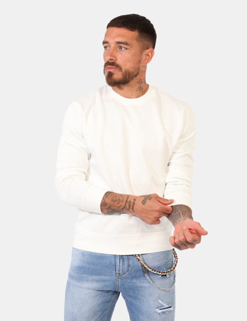 Abbigliamento da uomo Gianni Lupo - Felpa Gianni Lupo Bianco