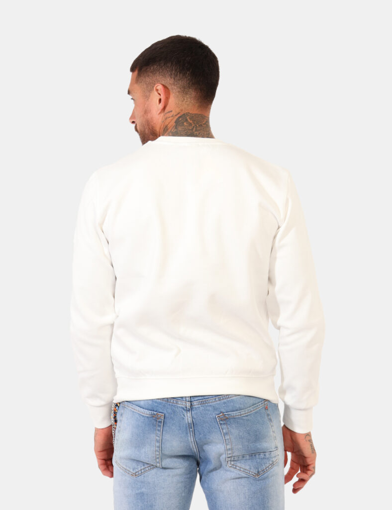 Abbigliamento da uomo Gianni Lupo - Felpa Gianni Lupo Bianco