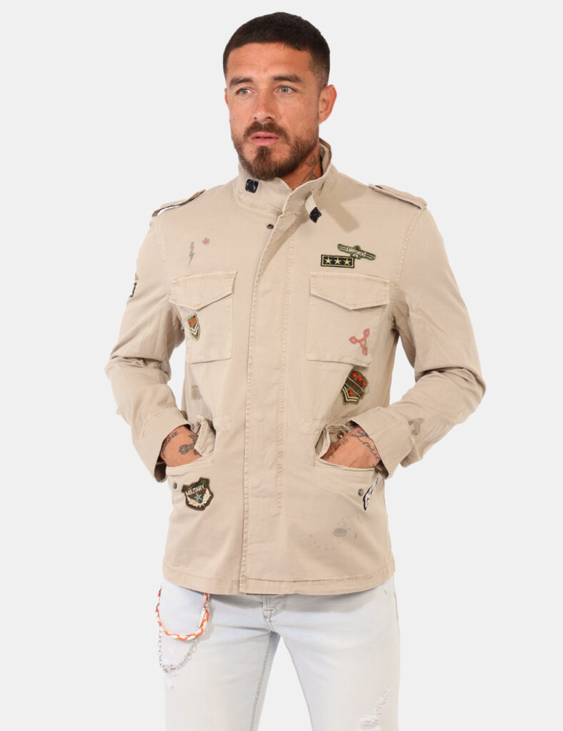 Giacche da uomo - Giacca Gianni Lupo Beige