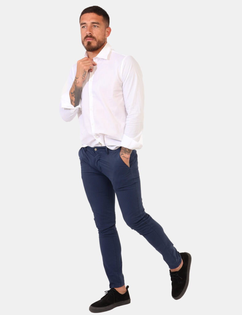Abbigliamento da uomo Gianni Lupo - Pantaloni Gianni Lupo Blu