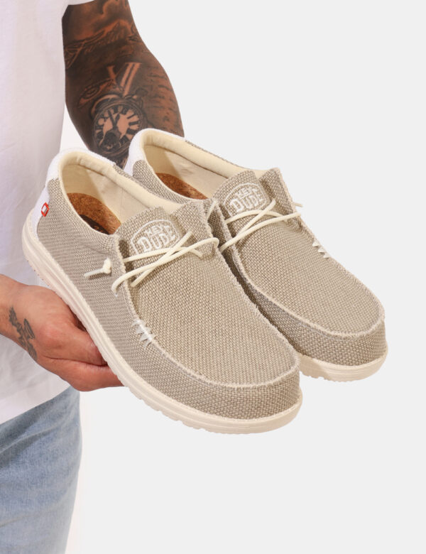 Mocassino Heydude Beige - Cod. art. HD40003 WALLY BR OZVi ricordiamo che tutti i nostri articoli sono originali.
