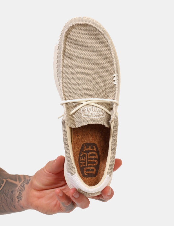Mocassino Heydude Beige - Cod. art. HD40003 WALLY BR OZVi ricordiamo che tutti i nostri articoli sono originali.