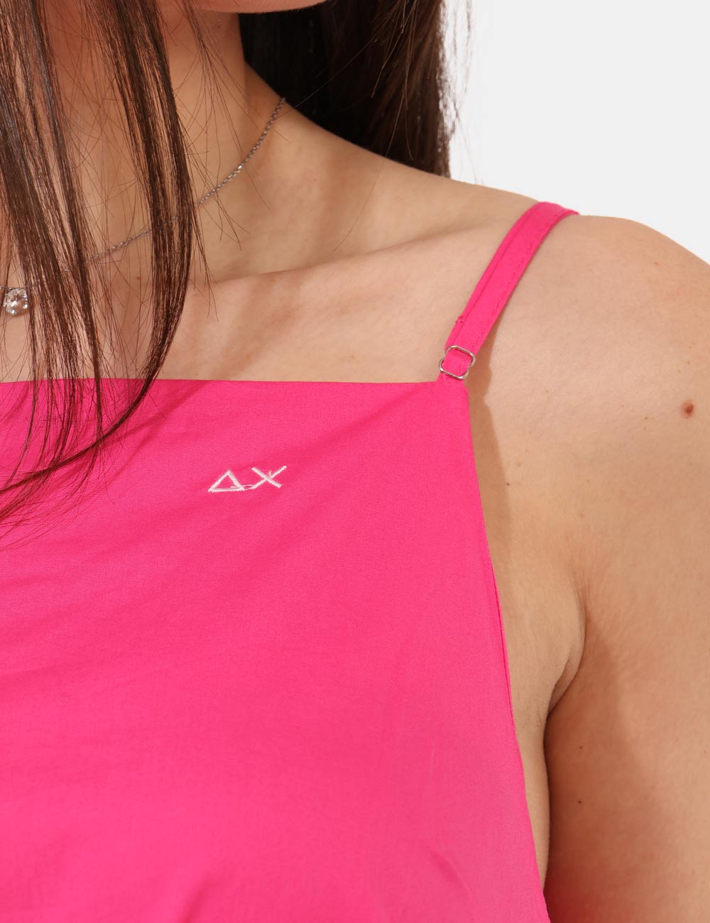 S35209-N8-CZ_Fucsia_PE25_3 Vestito Sun68 Fucsia taglia M - L’articolo appartiene al campionario esclusivo di stagione: pezzo unico.Cod. art. S35209 N8