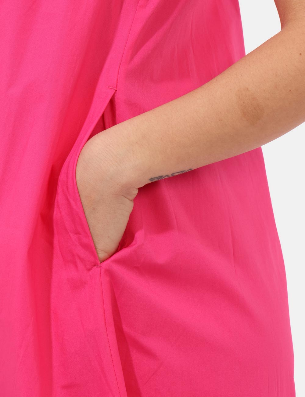 S35209-N8-CZ_Fucsia_PE25_4 Vestito Sun68 Fucsia taglia M - L’articolo appartiene al campionario esclusivo di stagione: pezzo unico.Cod. art. S35209 N8