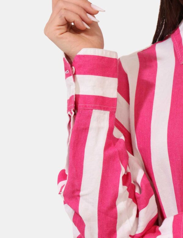 Camicia Sun68 Fucsia taglia M - L’articolo appartiene al campionario esclusivo di stagione: pezzo unico.Cod. art. S35279 N8