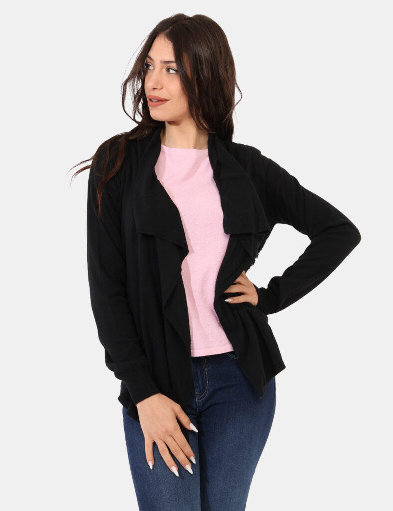 Abbigliamento donna scontato - Cardigan  Sandro Ferrone Nero
