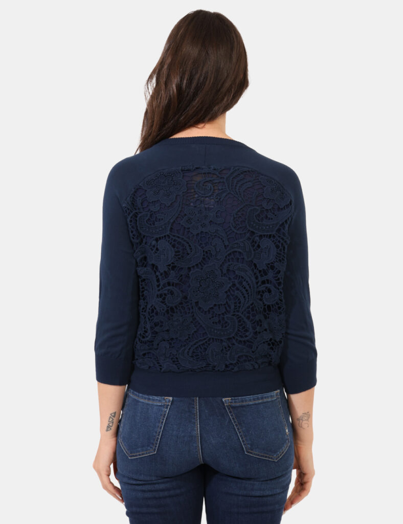 Abbigliamento donna scontato - Cardigan  Sandro Ferrone Blu