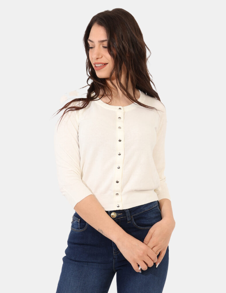 Abbigliamento donna scontato - Cardigan  Sandro Ferrone Bianco