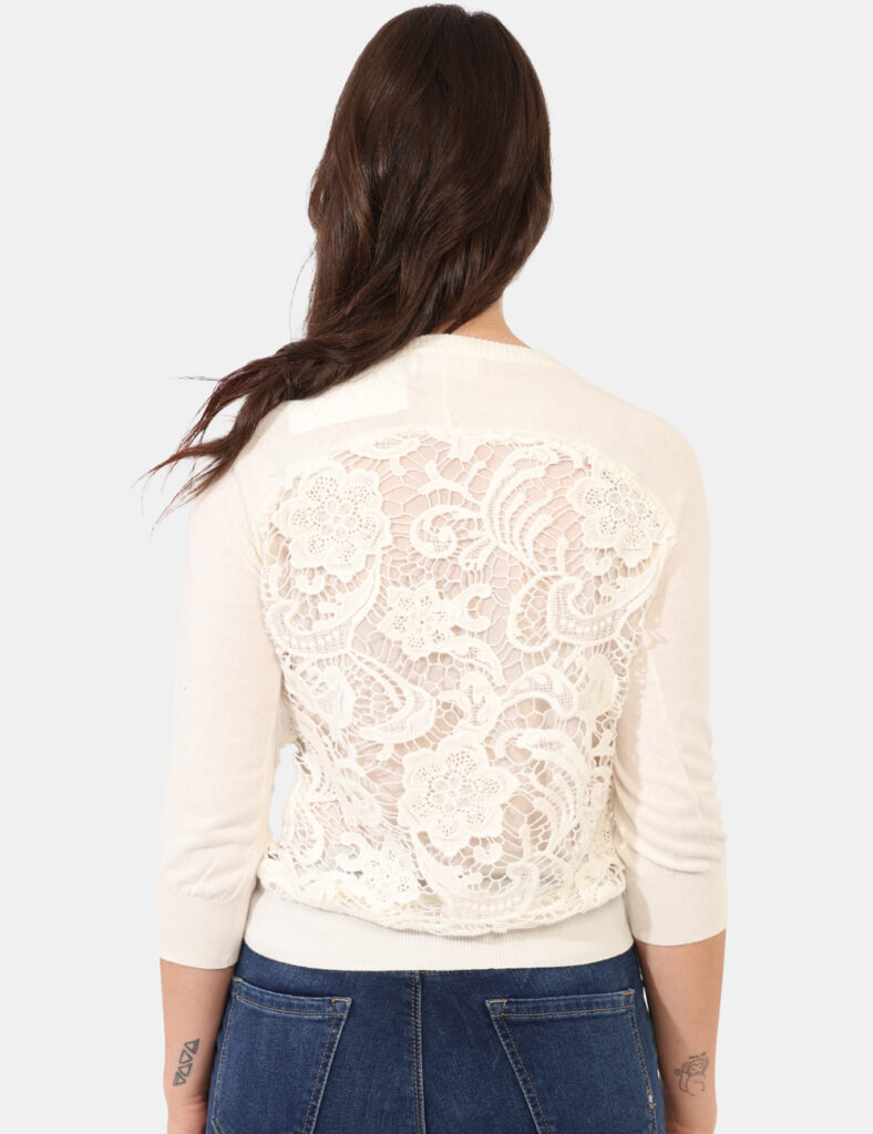 Abbigliamento donna scontato - Cardigan  Sandro Ferrone Bianco