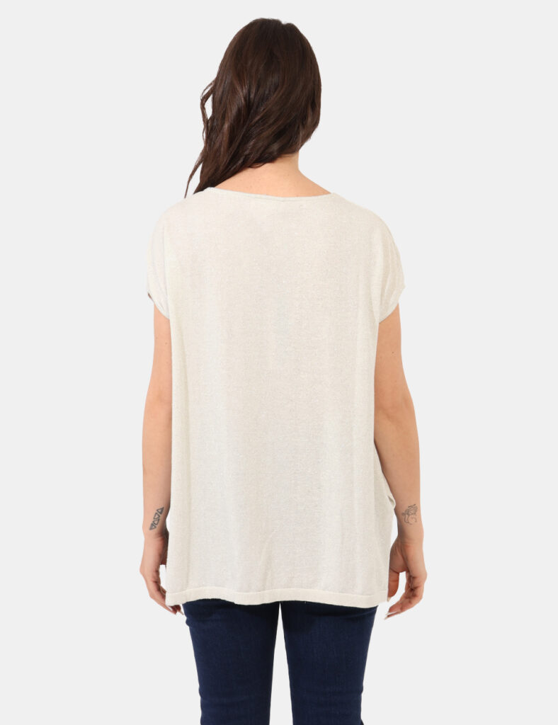 Abbigliamento donna scontato - Maglia Sandro Ferrone Bianco