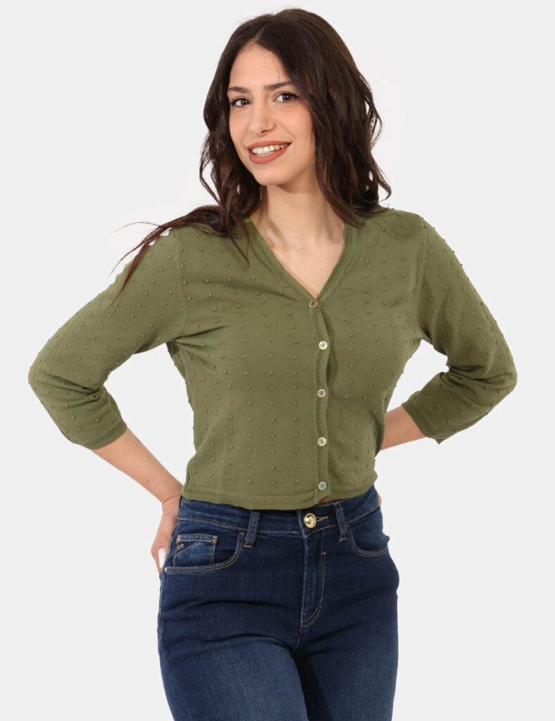 Abbigliamento donna scontato - Cardigan  Sandro Ferrone Verde