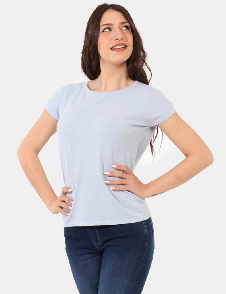 Abbigliamento donna scontato - Maglia  Sandro Ferrone Azzurro