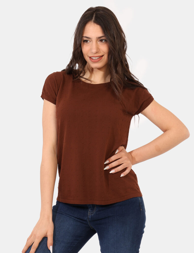 Abbigliamento donna scontato - Maglia Sandro Ferrone Marrone
