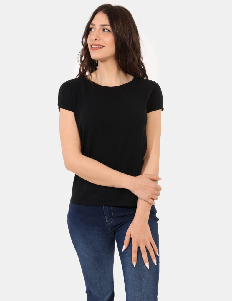 Abbigliamento donna scontato - Maglia  Sandro Ferrone Nero