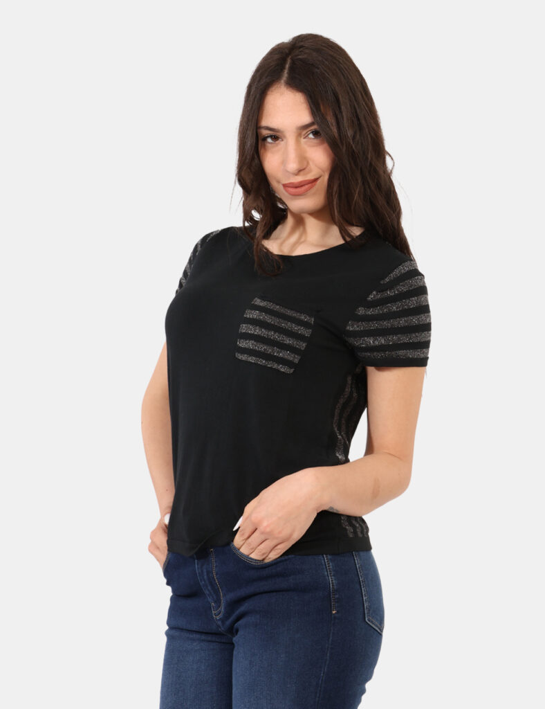 Abbigliamento donna scontato - Maglia Sandro Ferrone Nero