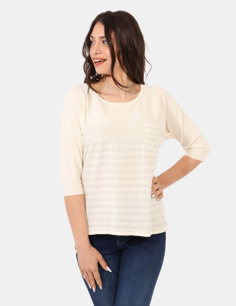 Abbigliamento donna scontato - Maglia Sandro Ferrone Bianco