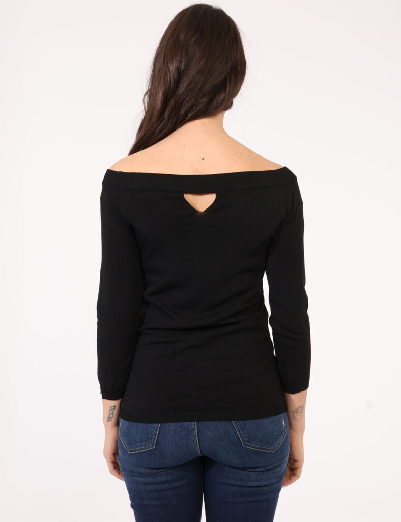Abbigliamento donna scontato - Maglia Sandro Ferrone Nero