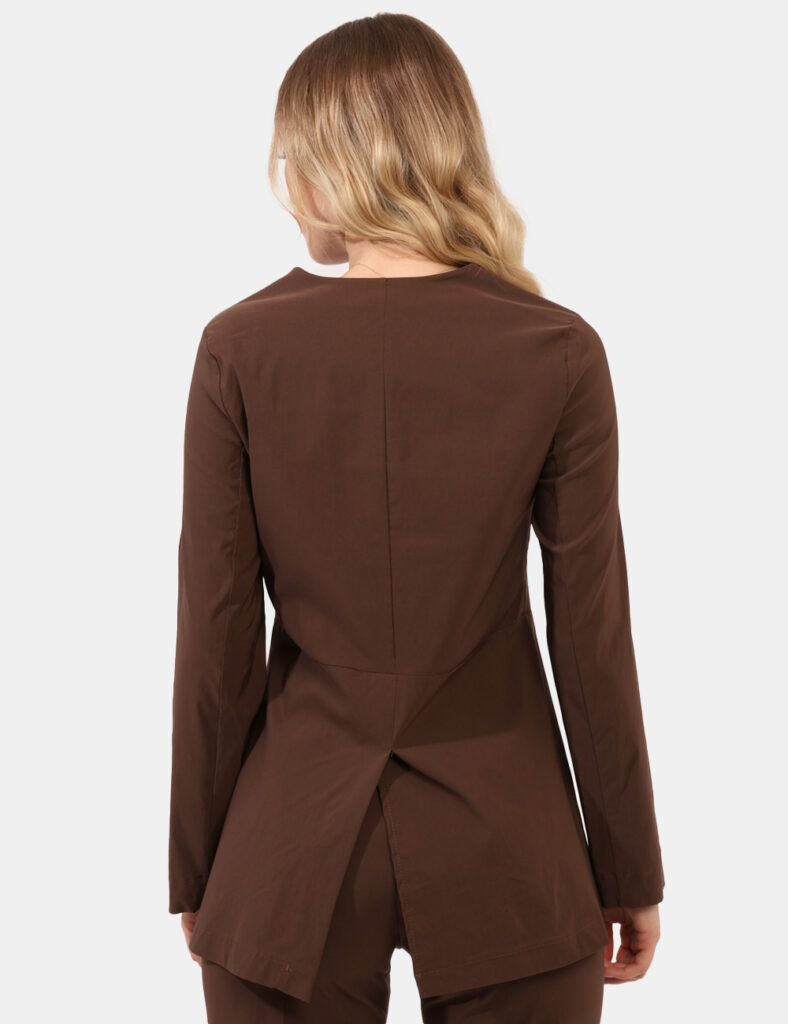 Giacca elegante da donna scontata - Giacche Rue De Clerie Marrone