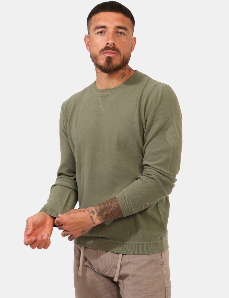 Maglione leggero Aeronautica Italiana Verde